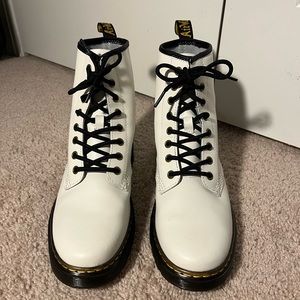 Doc Martens Smooth Leather Lace Up Boots